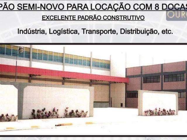 Galpão para alugar, 3100 m² por R$ 104.583,00/mês - Cidade Industrial Satélite de São Paulo - Guarulhos/SP