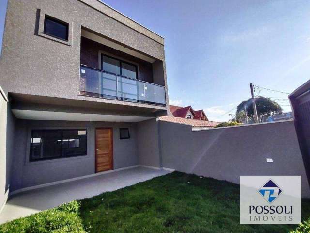 Sobrado com 3 dormitórios à venda, 117 m² por R$ 685.000,00 - Boa Vista - Curitiba/PR