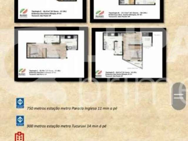 Condomínio com 1 dormitórios á venda no Tucuruvi