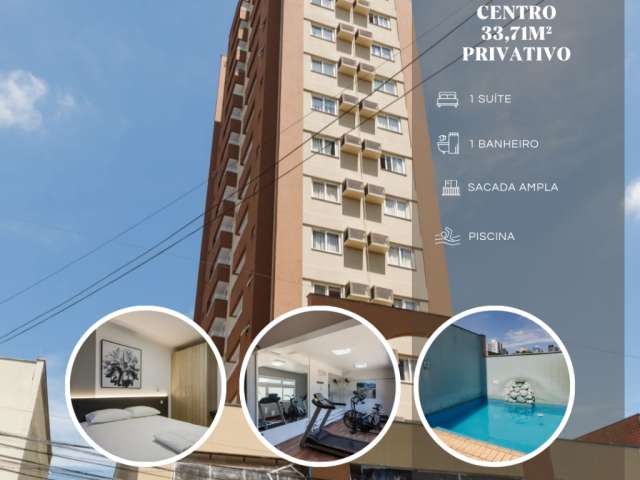 Apartamento | FLAT | Centro | 1 Suíte | R$ 268.000,00