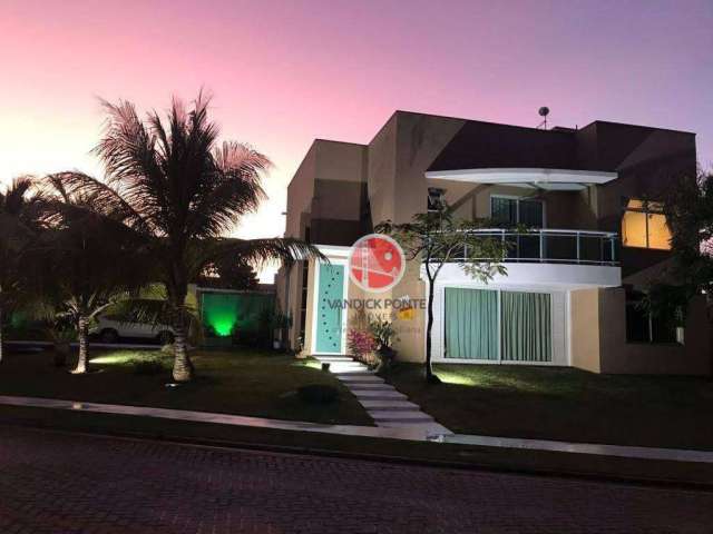 Casa com 4 dormitórios à venda, 240 m² por R$ 3.500.000,00 - Alphaville Fortaleza - Eusébio/CE