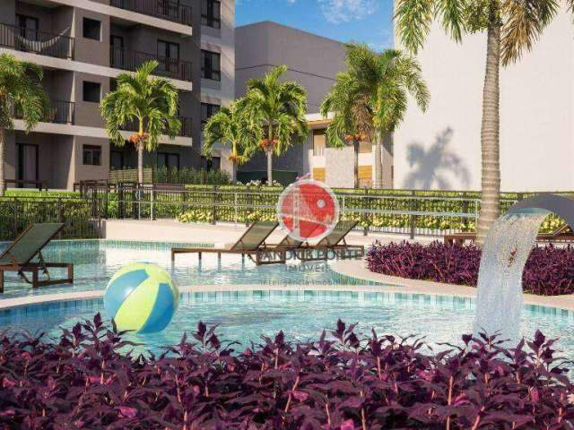 Apartamento com 2 dormitórios à venda, 53 m² por R$ 386.000,00 - Presidente Kennedy - Fortaleza/CE