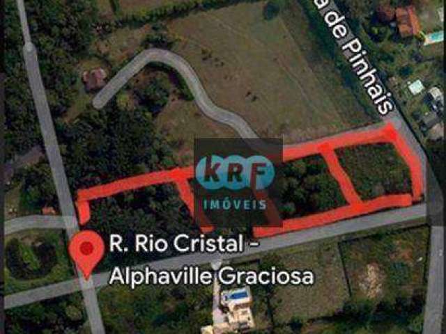 Terreno à venda, 8260 m² por R$ 3.900.000,00 - Alphaville Graciosa - Pinhais/PR