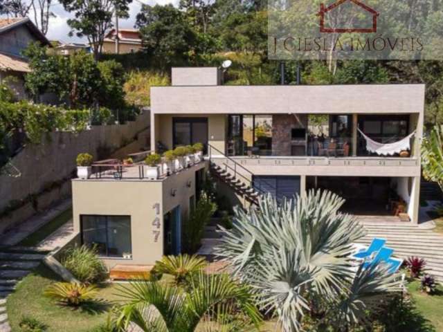 Casa de Condomínio para venda em Colinas De Inhandjara de 340.00m² com 4 Quartos, 2 Suites e 4 Garagens
