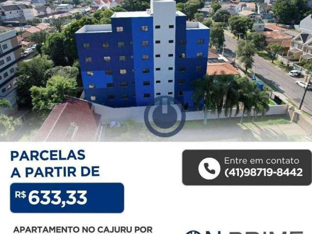 Apartamento com 1 dormitório à venda, 28 m² por R$ 169.000,00 - Cajuru - Curitiba/PR