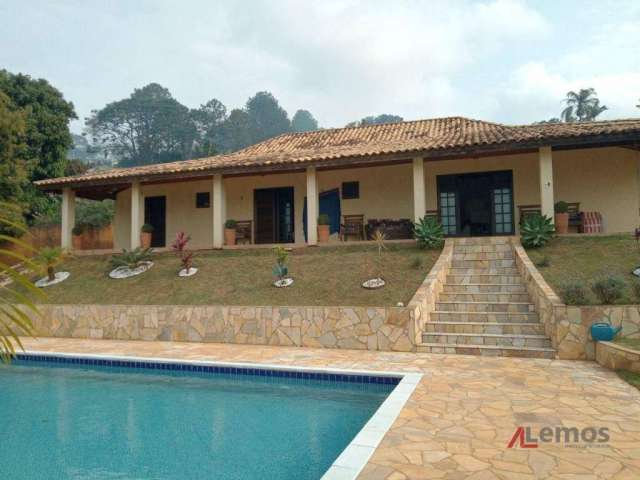 Casa com 5 dormitórios à venda, no Chácaras Fernão Dias em Atibaia/SP - CA5185