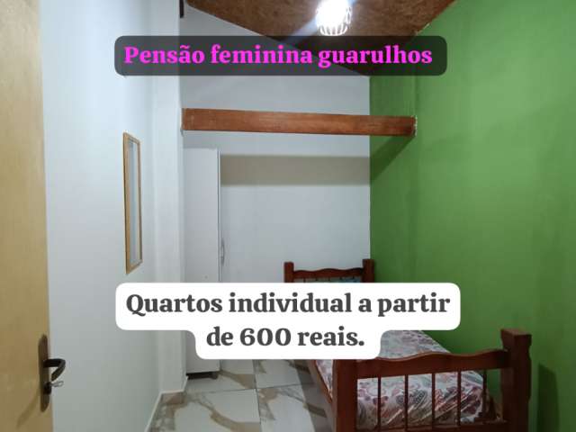 Quarto individual para moças - Pensão Feminina em Guarulhos