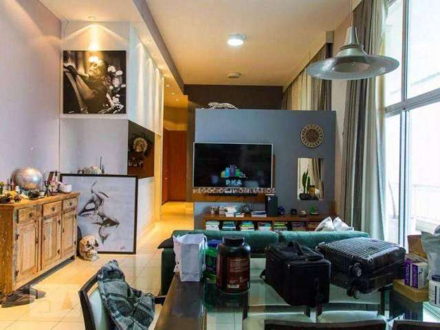 Apartamento com 1 dormitório para alugar, 108 m² por R$ 11.000/mês - Brooklin - São Paulo/SP