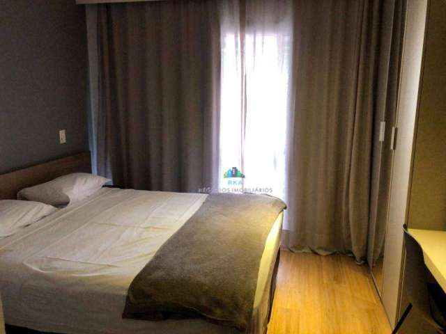 Apartamento com 1 dormitório para alugar, 24 m² por R$ 3.200/mês - Brooklin - São Paulo/SP