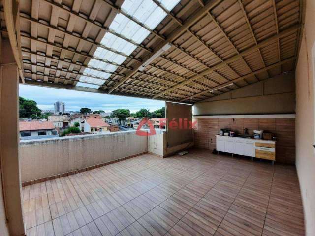 Cobertura com 3 dormitórios à venda, 147 m² com varanda coberta - Jardim Santa Clara - Taubaté/SP