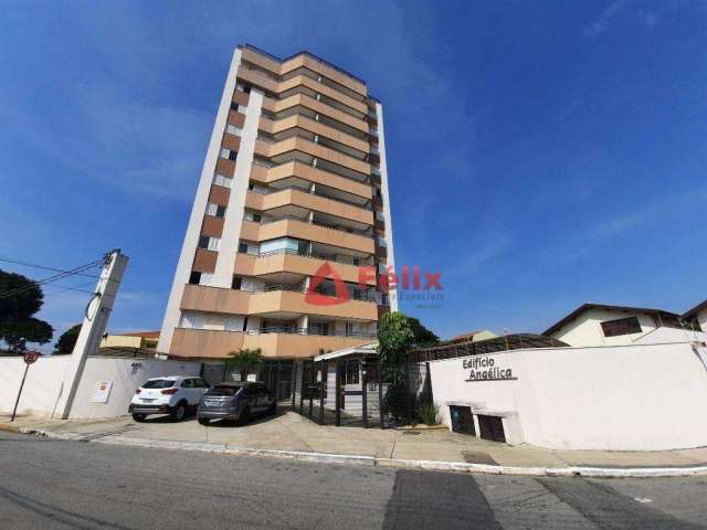 Apartamento 2 dormitórios à venda, com armários, 71 m² + 2 vagas - Edifício Angélica - Jardim Maria Augusta - Taubaté/SP
