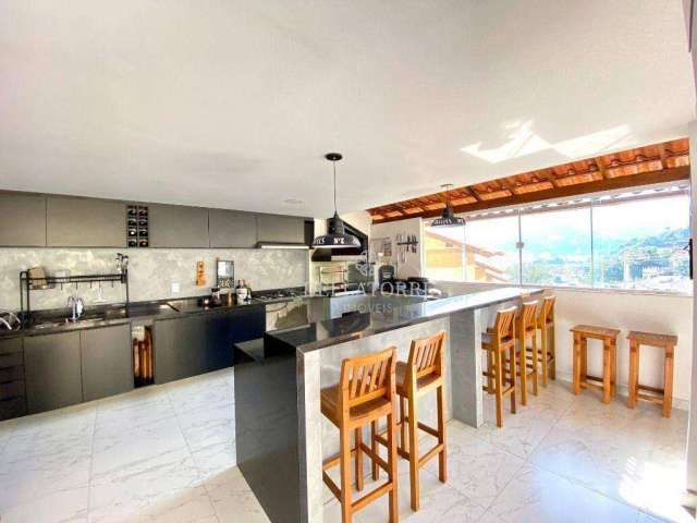 Casa com 4 dormitórios à venda, 220 m² por R$ 900.000,00 - Araras - Teresópolis/RJ