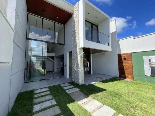 Casa Duplex alto padrão com 3 dormitórios à venda, 135 m² por R$ 695.000 - Messejana - Fortaleza/CE