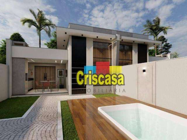 Casa com 3 dormitórios à venda, 100 m² por R$ 700.000,00 - Ouro Verde - Rio das Ostras/RJ