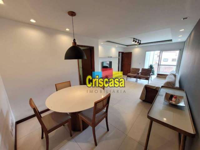 Apartamento com 3 dormitórios para alugar, 110 m² por R$ 4.320,26/mês - Riviera Fluminense - Macaé/RJ