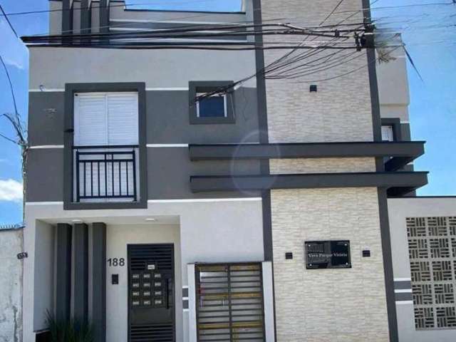 Apartamento com 2 quartos à venda na Rua Parambú, 188, Parque Vitória, São Paulo por R$ 240.000