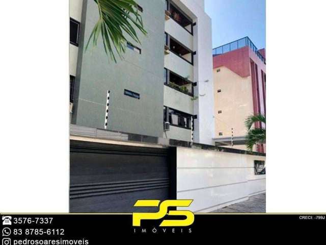 Apartamento Com 4 Dormitórios Para Alugar E Vender, 130 M² Por R$ 4.000,00/mês - Cabo Branco - João Pessoa/pb