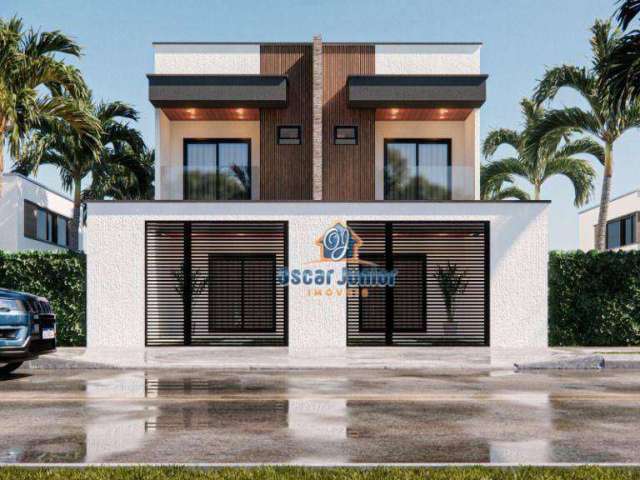 Lançamento! Casa Duplex com 3 Quartos, 100 m² por R$ 400.000 - Parque Dois Irmãos - Fortaleza/CE