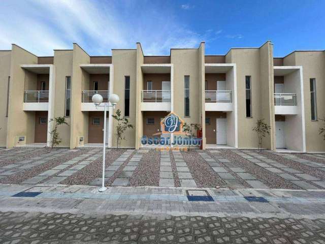 Espetacular Casa Duplex em Condomínio Fechado com 3 Quartos (2 Suítes) para ALUGAR, 60 m² por R$ 1.400/mês - Prefeito José Walter - Fortaleza/CE