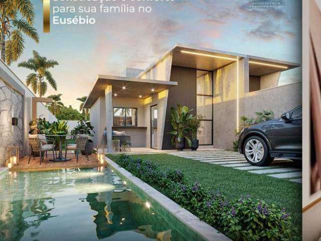 Casa de condomínio para venda tem 94 metros quadrados com 3 quartos em Mangabeira - Eusébio - CE