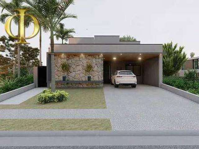 Casa com 3 dormitórios à venda, 210 m² por R$ 1.490.000,00 - Condomínio Royal Garden - Paulínia/SP