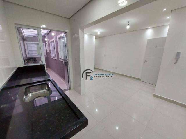 Apartamento com 3 dormitórios à venda, 75 m² por R$ 455.000 - Vila Curuçá - Santo André/SP