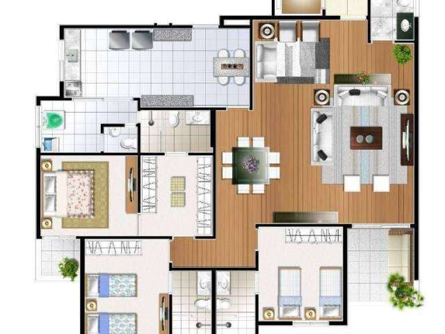 Apartamento com 3 dormitórios à venda, 155 m² por R$ 1.055.000,00 - Barcelona - São Caetano do Sul/SP