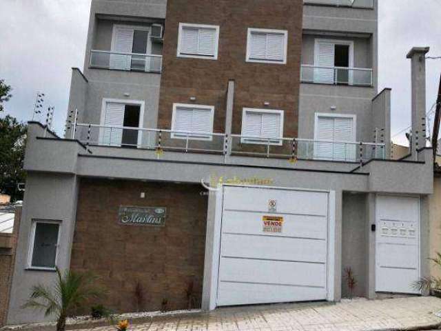 Apartamento com 2 dormitórios para alugar, 56 m² por R$ 2.873,00/mês - Vila Scarpelli - Santo André/SP