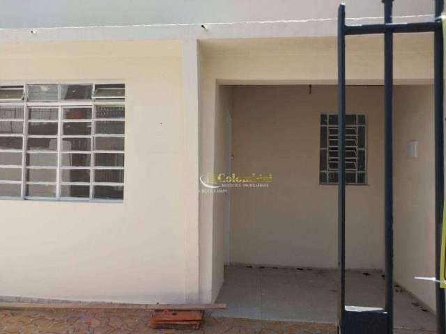 Casa com 1 dormitório para alugar, 55 m² -  Vila Palmares - Santo André/SP