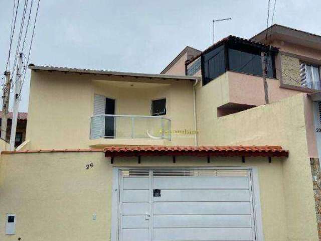 Sobrado com 3 dormitórios para alugar, 193 m² por R$ 4.500/mês - Vila Helena - Santo André/SP