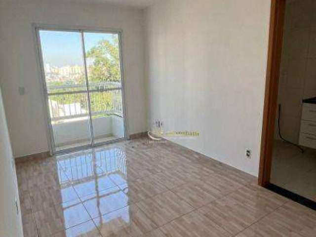 Apartamento com 2 dormitórios para alugar, 51 m² por R$ 1.921/mês - Vila Príncipe de Gales - Santo André/SP