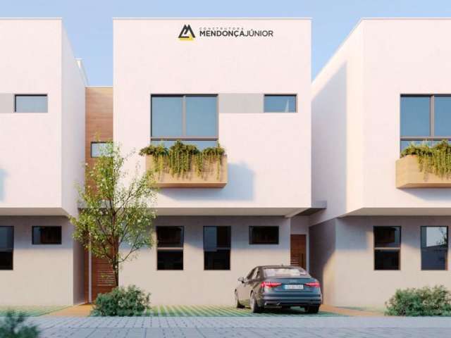 Casas duplex à venda em Condomínio Belo Jardim com 91 m2  à partir de R$ 480 mil, Neópolis, Natal, RN