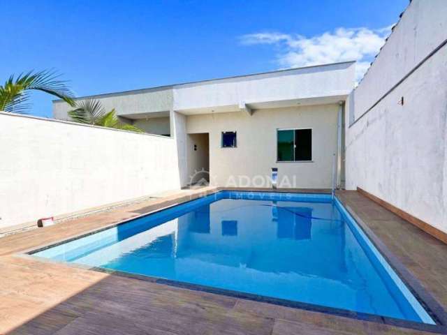 Casa com piscina de alvenaria, 3 dormitórios à venda, 100 m² por R$ 550.000 - Nereidas - Guaratuba/PR