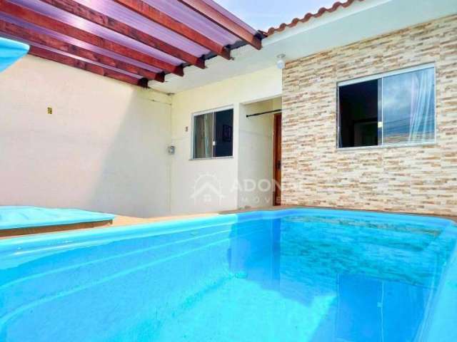 Casa com piscina, à venda, 62 m² por R$ 270.000 - Cohapar - Guaratuba/PR