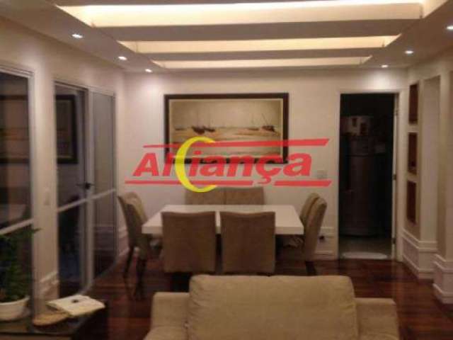 Apartamento com quartos  3 para alugar, 134 m² - Bairro - Guarulhos/SP - Por R$ 6.250,00