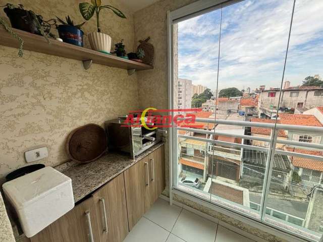 Apartamento, todo mobiliado para alugar,  com 2quartos sendo 1 suite , 60m² - Bairro - Vila Silveira