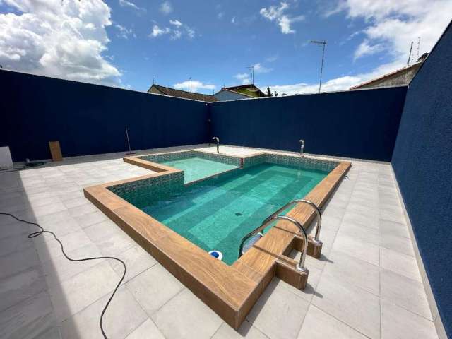 Casa alto padr&#195;o com piscina - 250 metros do mar - jardim jamaica - itanha&#201;m/sp.