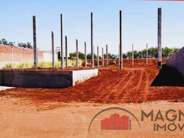 Terreno com Galpão em construção, Parque Industrial Portal do Pirapó, 1.760,00 m²