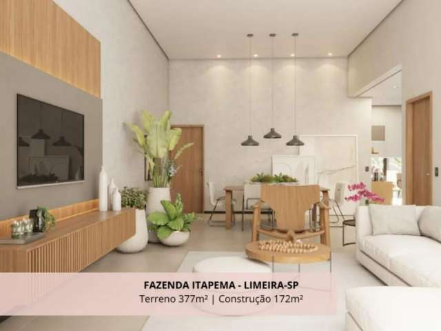 Casa à venda Condomínio Fazenda Itapema, 3 dormitórios, Limeira-SP