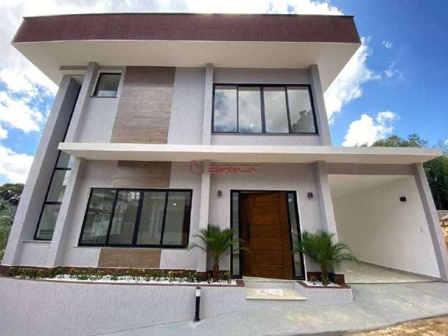 Casa em condomínio fechado com 4 quartos à venda na Praça Baltazar da Silveira, Várzea, Teresópolis, 150 m2 por R$ 990.000