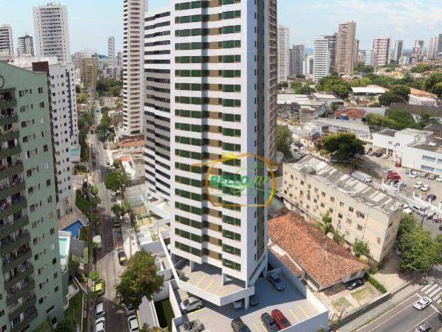 Apartamento com 2 dormitórios à venda, 56 m² por R$ 399.000,00 - Casa Amarela - Recife/PE