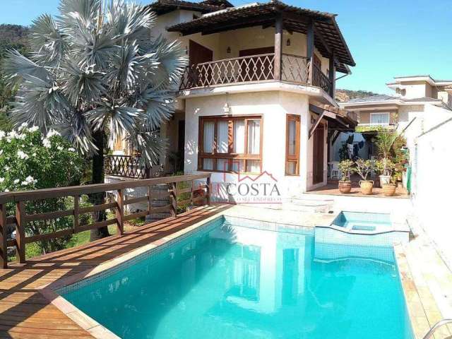 Linda Casa em Condomínio de Alto Padrão!!! composta por  4 dormitórios à venda, 258 m² por R$ 2.200.000,00- Charitas - Niterói - ESTUDA PERMUTA.
