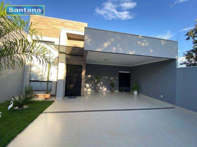 Casa alto padrao 3 dormitórios à venda, 160 m² por R$ 800.000 - Bairro Turista 2 - Caldas Novas/GO