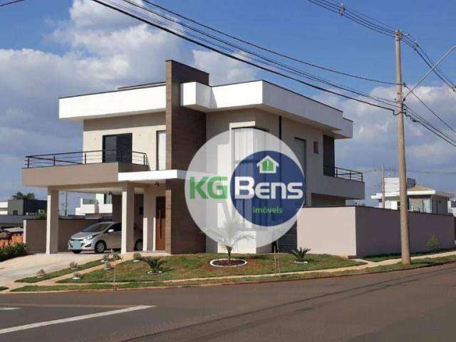 Casa com 4 dormitórios à venda, 203 m² por R$ 1.690.000,00 - Condomínio Terras do Cancioneiro - Paulínia/SP