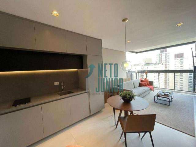 Apartamento com 1 dormitório, 47 m² - venda por R$ 1.276.900,00 ou aluguel por R$ 7.000,00/mês - Jardins - São Paulo/SP