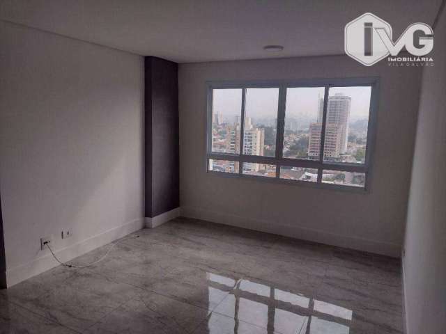 Apartamento com 2 dormitórios para alugar, 114 m² por R$ 3.350,00/mês - Vila Rosália - Guarulhos/SP