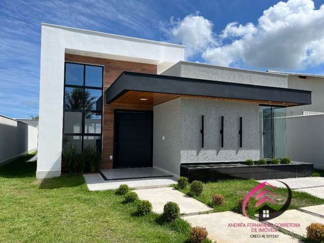 Essa casa está um ENCANTO! Design moderno, piscina, fino acabamento… Apenas 3 quadras da praia em Itaipuaçu! Imagine a qualidade de vida que essa casa vai te proporcionar