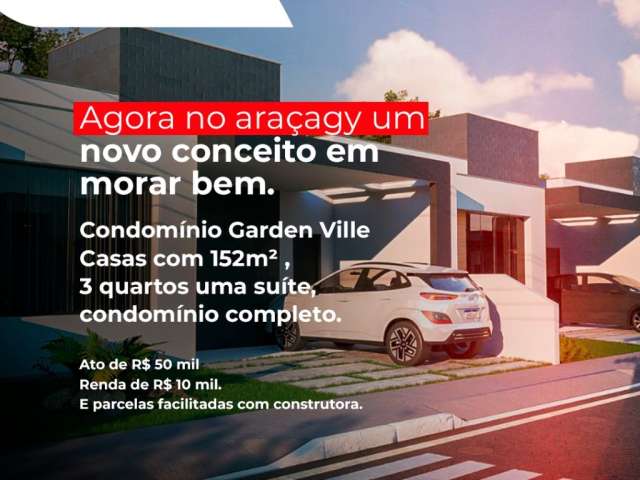 GARDEN VILLE - Casas de condomínio no Araçagy NA PLANTA