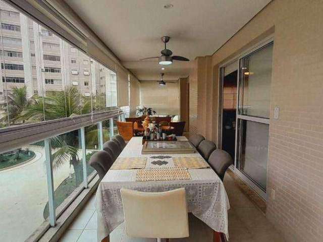 Apartamento com 3 dormitórios para alugar, 220 m² por R$ 15.000,00/mês - Embaré - Santos/SP