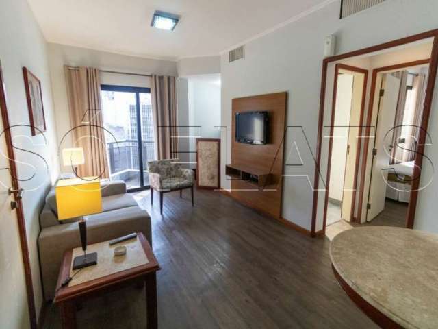 Flat com 1 dormitório 48m² na rua do Shopping Center 3. Ao lado da Av. Paulista. Consulte-nos.